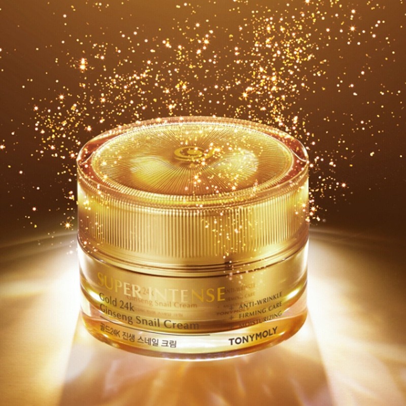 TONYMOLY Super Intense Gold 24K Ginseng Snail Cream 50ml USA Seller