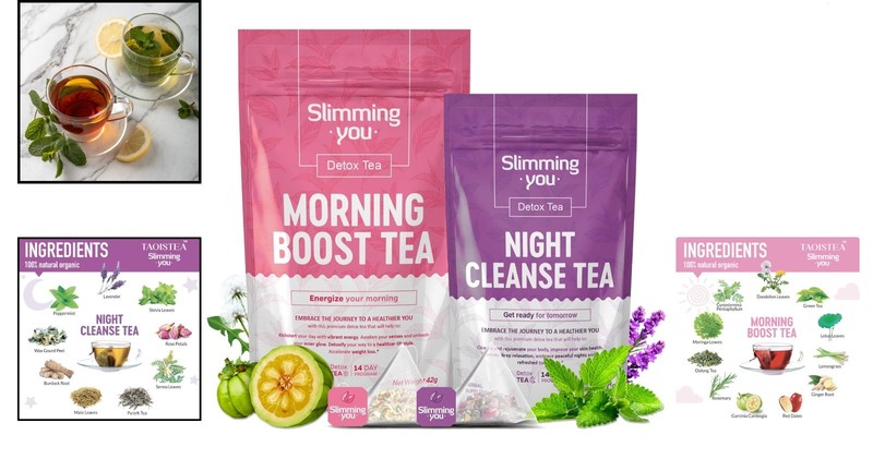 Natural Herbal Detox Tea for 14 Days: Energizing Morning & Gentle Night Cleanse gallery