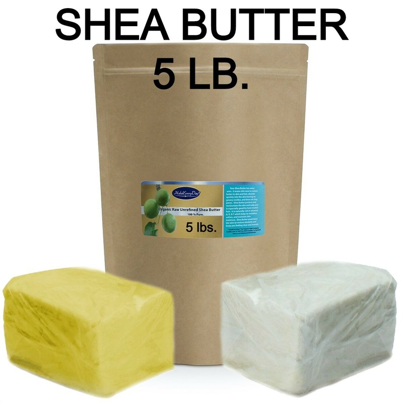 Raw African Shea Butter 5 lbs 100% Pure Organic Natural Unrefined Wholesale Bulk