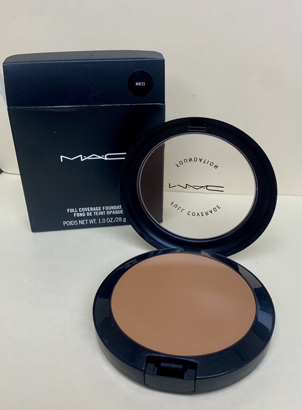 MAC Full Coverage Foundation Creamy Compact NW35 – 1.0 oz Full Size NIB