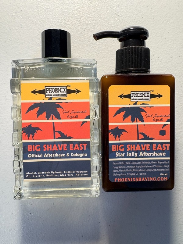 Phoenix Artisan Accoutrements (PAA) BIG SHAVE EAST Aftershave/Cologne Set