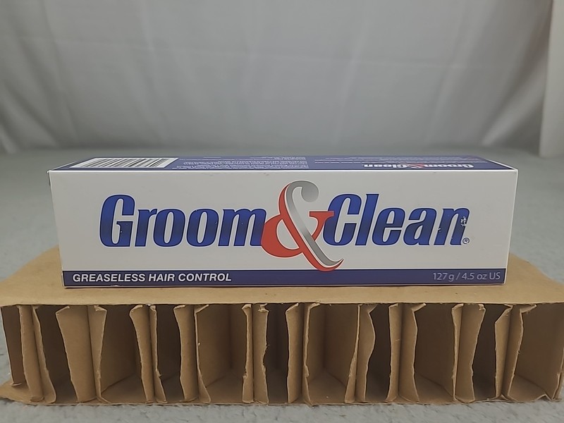 1x Groom and Clean Greaseless Hair Control 4.5 Ounce Tube Box Exp 11/2024