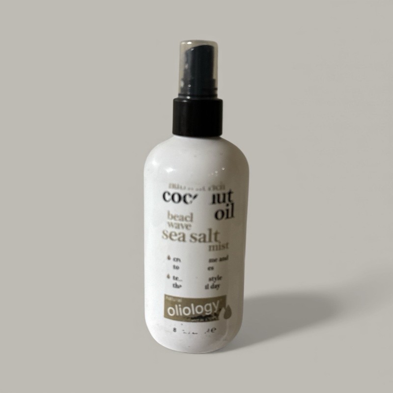 1 New/ DAMAGE Oliology Coconut Oil Beach Wave Sea Salt Hair Mist 8 oz / 236 mL