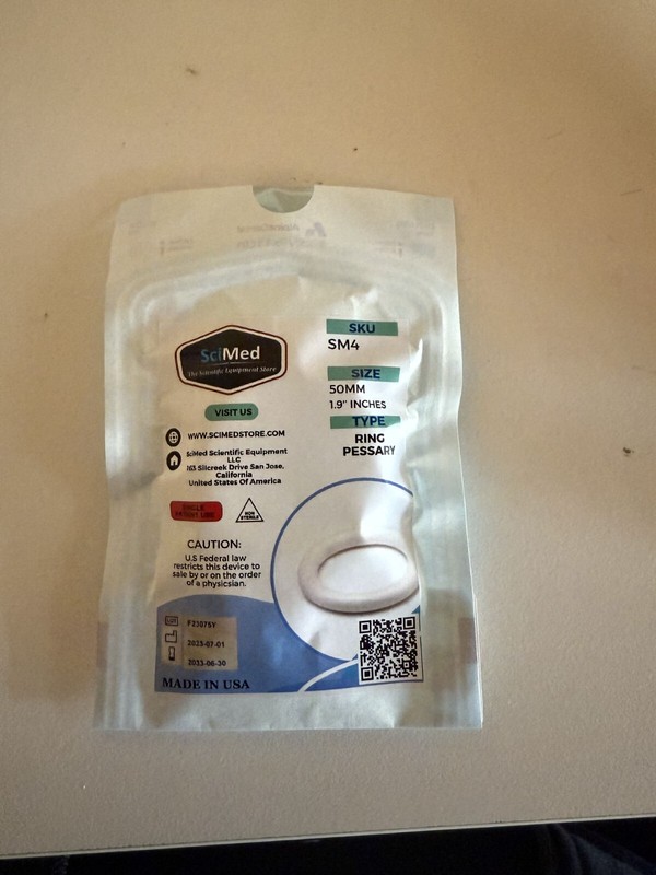 VAGINAL RING PESSARY PROLAPSE FDA APRVD - CHOOSE SIZE & QUANTITY! 3 DAY DELIVERY gallery