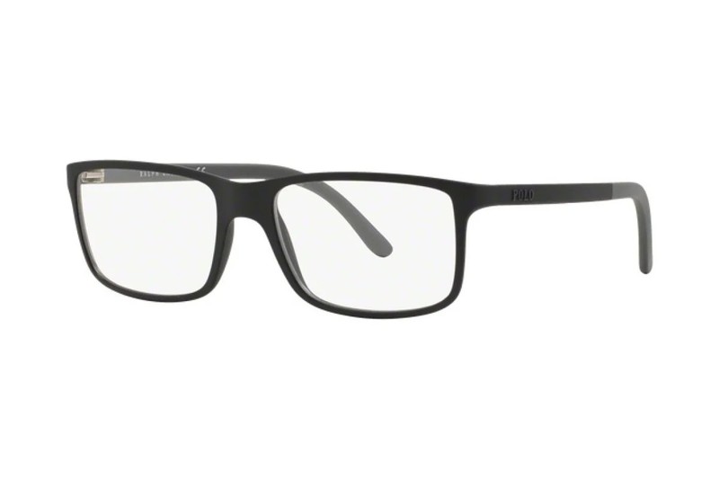 New Polo Ralph Lauren Man Rectangle Eyeglasses PH2126 5534 Matte Black 58mm