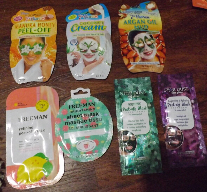 7 NEW facial skincare masks manuka honey peel off coconut cream argan oil mud ++