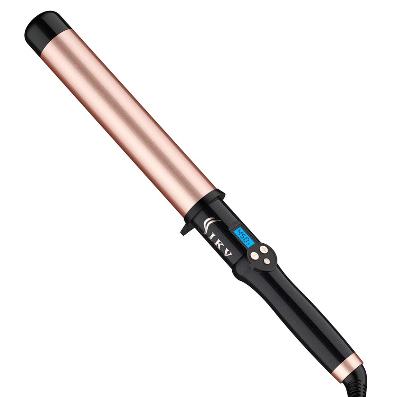 1 1/2 Inch Large Curling Wand for Long Hair, 1.5 Inch Dual Voltage Hair Curli…