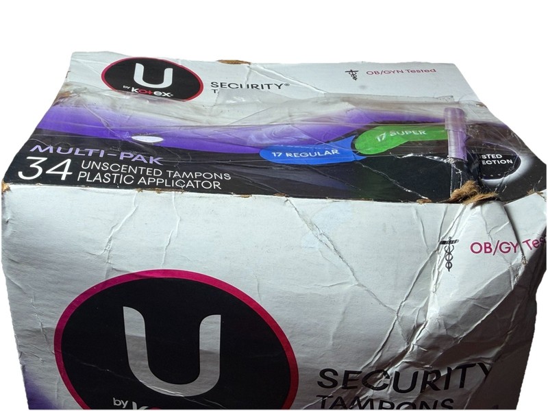 U by Kotex Security Tampons Mixed Unscented 31 Count Plastic Applicator SEE DESC gallery