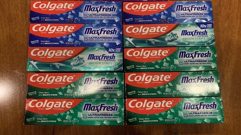Colgate MaxFresh 6 Ounce, Pack of 10