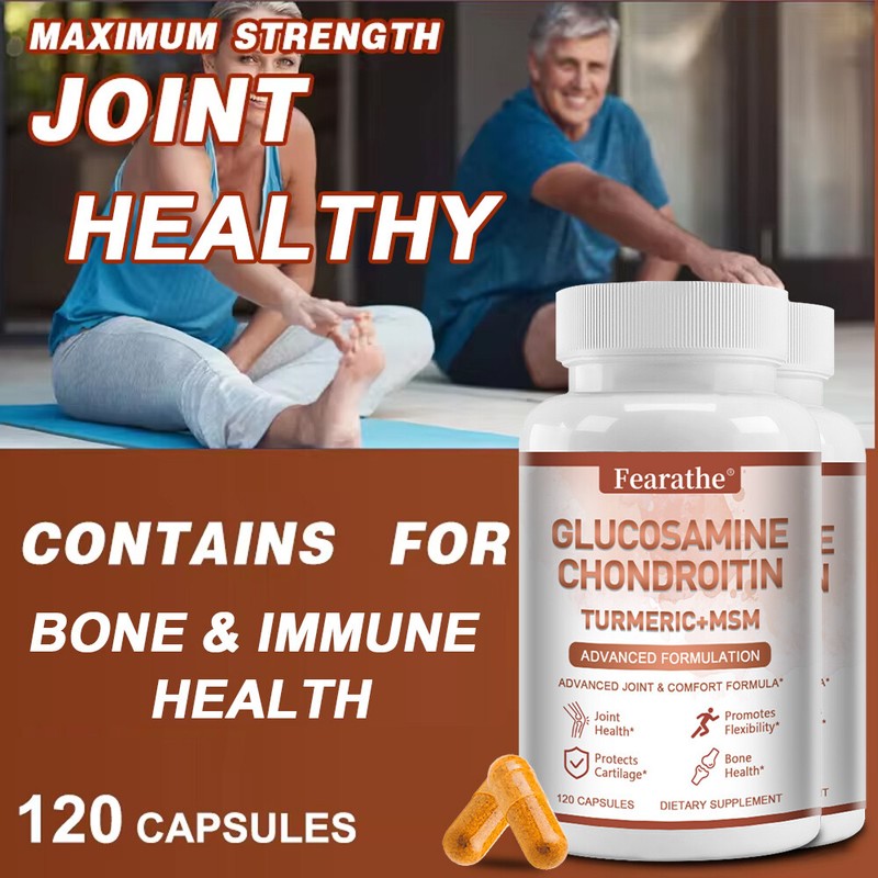 Glucosamine, Chondroitin, Turmeric with MSM, Bone and Joint Support gallery