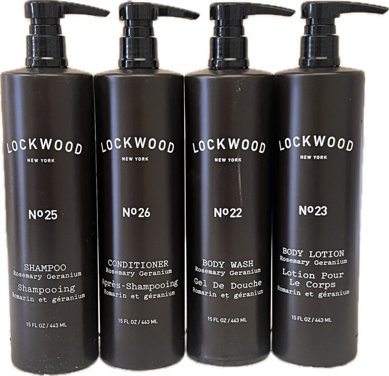 Lockwood New York 1 Nº23 Lotion 1 Nº25 Shampoo 1 Nº26 Conditioner 1 Body Lotion