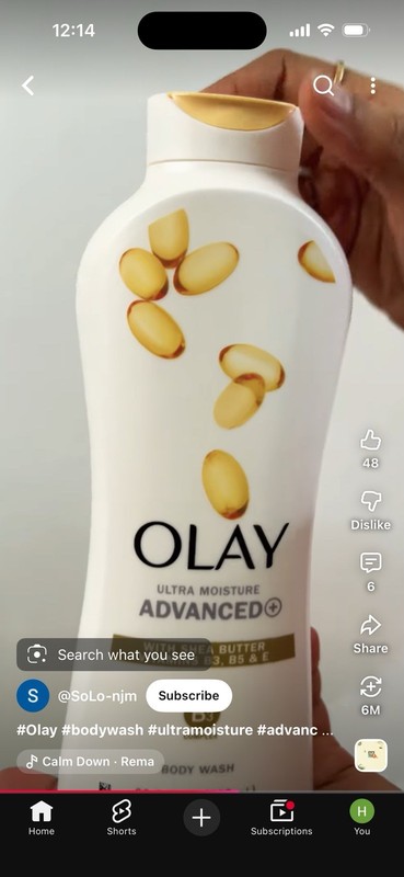 Olay Ultra Moisture Body Wash Liquid, Shea Butter + Vitamins B3/B5/E Unisex