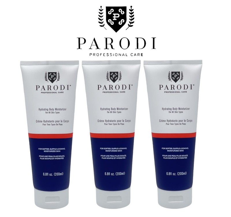 3 Pack Parodi Swiss Hydrating Body Moisturizer 6.8 oz Lotion Softer Anti Aging