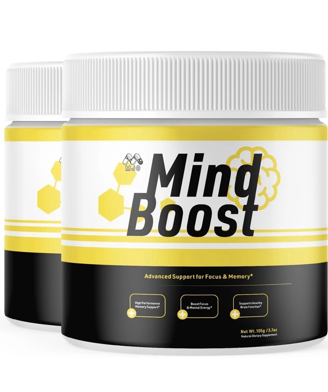 (2 Pack) Mind Boost Powder Advanced Brain Supplement MindBoost 60 Servings