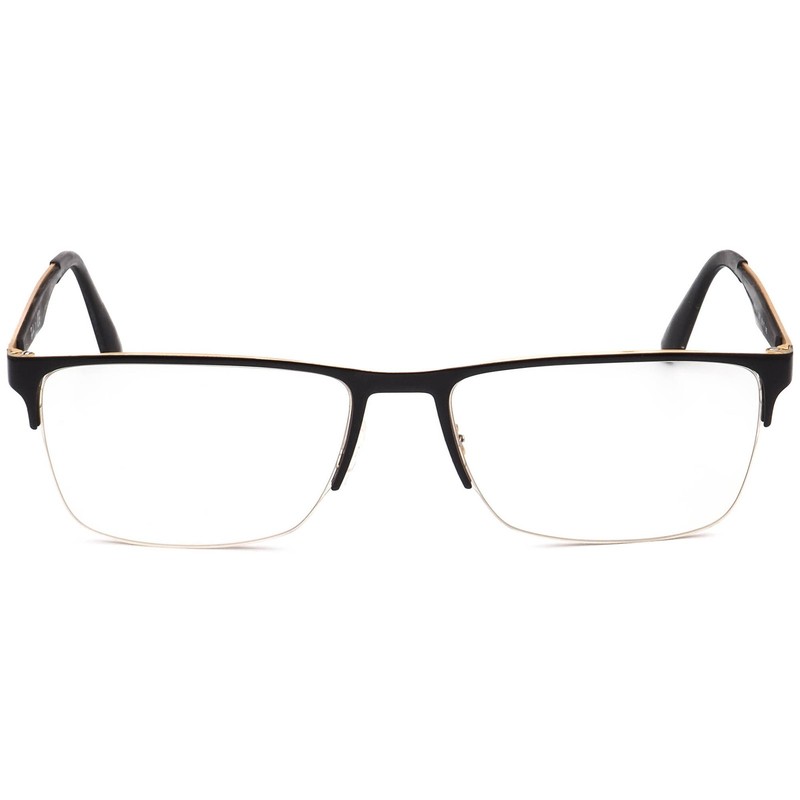 Ray-Ban Eyeglasses RB 6335 2890 Black on Gold Half Rim Metal Frame 56[]17 145 gallery