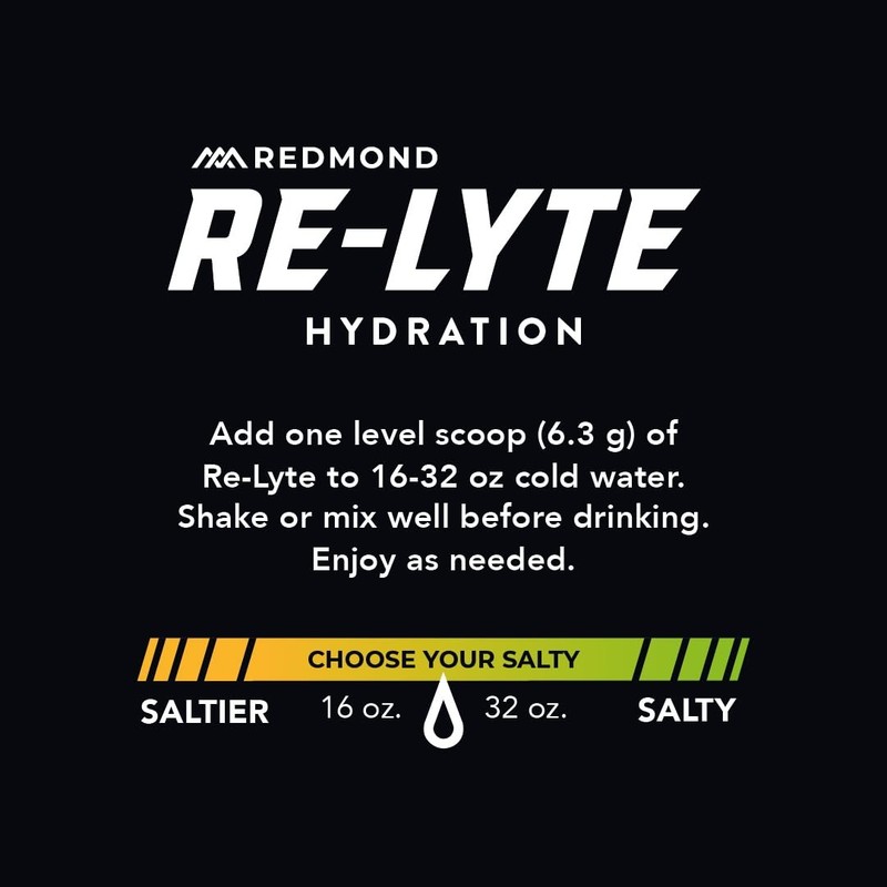 REDMOND Re-Lyte Hydration Electrolyte Powder Mix 60 Servings (Pack of 1) gallery