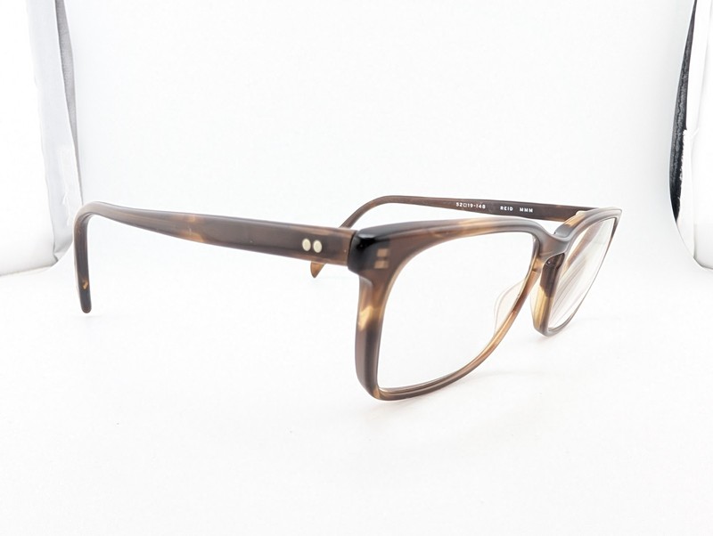 SALT. Eyeglasses Frames Only, REID MMM, 52-19-148, Brown, Made in Japan gallery