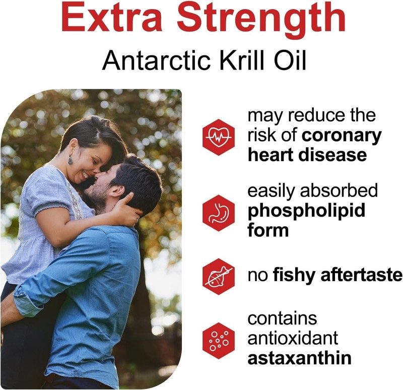Easily Absorbed 500 mg Antarctic Krill Oil - EPA, DHA, Joint Support Softgels gallery