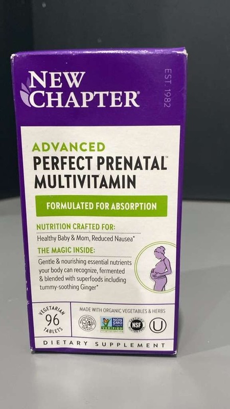 New Chapter Advanced Perfect Prenatal Multi 96ct Exp 06/2026 (L2)
