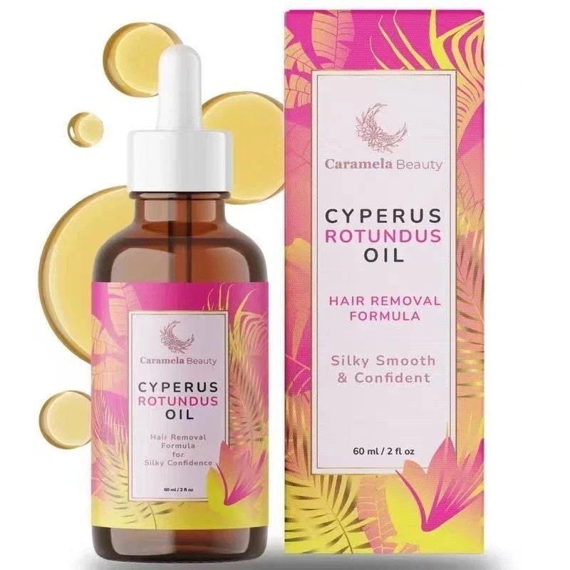 Caramela Beauty Cyperus Rotundus Oil for Natural Permanent Hair Reduction NEW