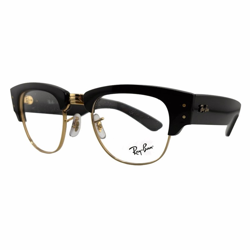 Ray-Ban RB0316V Mega Clubmaster Black Eyeglasses Frames 50mm 21mm 145mm – DEFECT