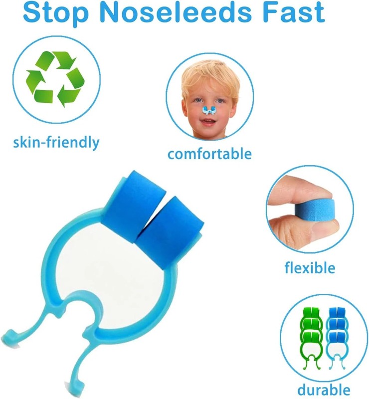 Stop Nosebleeds Epistaxis Clip Nose Bleed Stopper Nasal Clip Treatment,Pack of 2 gallery