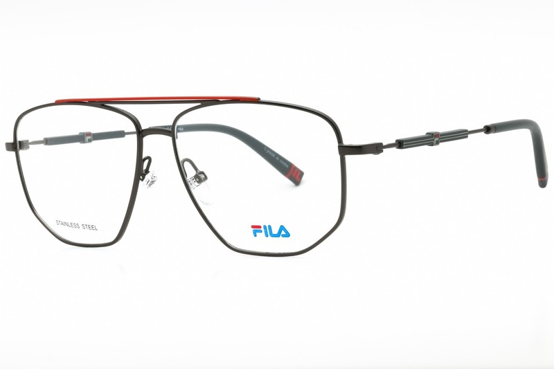 FILA VFI114-K56-57 Eyeglasses Frame Size 57mm 14mm 145mm GUNMETAL Men 190605328