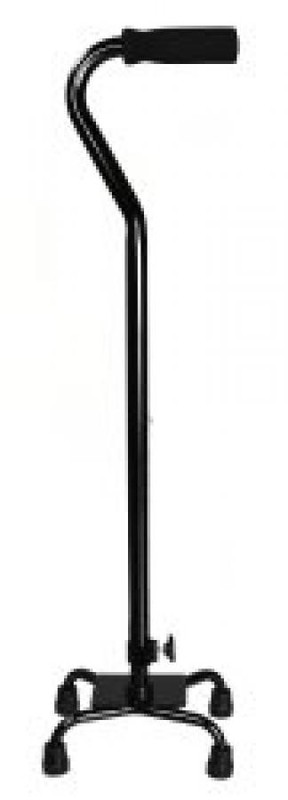 McKesson Offset Quad Cane, Steel, 30 – 39 Inches, Adjustable, 4 Ct, 146-RTL10310