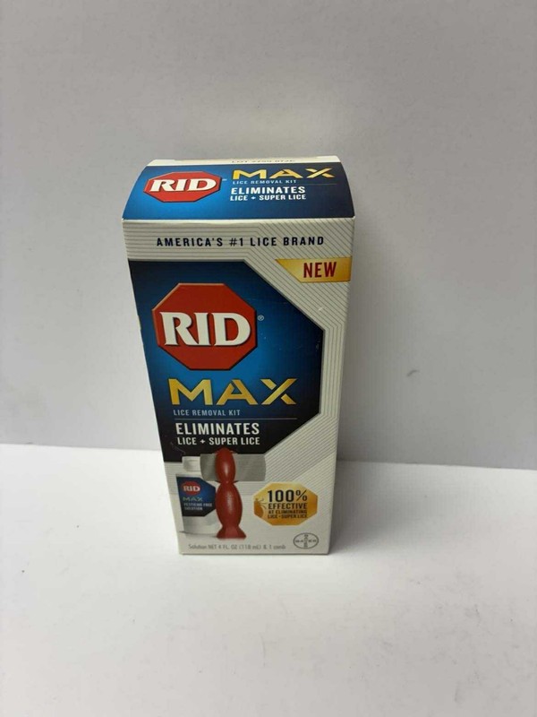 *NEW* RID MAX Lice & Egg Removal Kit Eliminates Lice & Super Lice 4 OZ