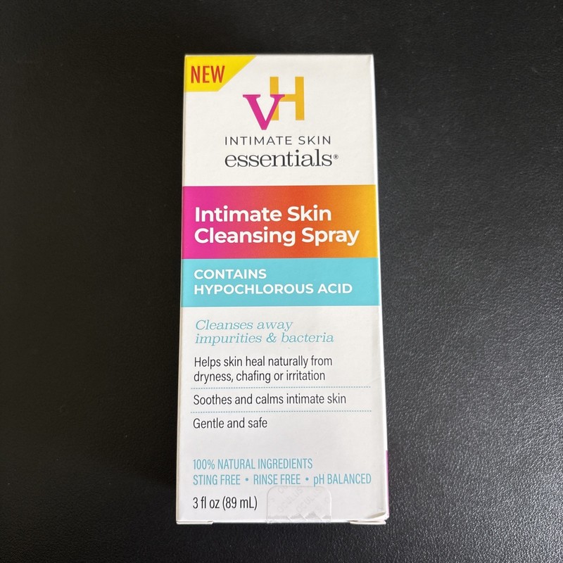 vH essentials Intimate Skin Cleansing Vaginal Soothing Spray 3fl oz Exp 11/27