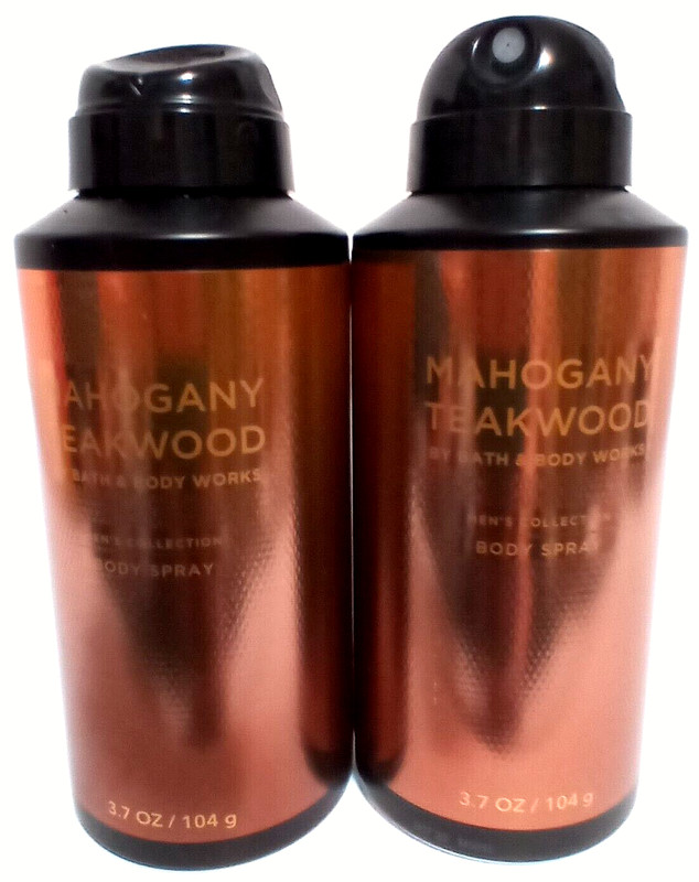 Bath Body Works MAHOGANY TEAKWOOD Men’s Body Spray 2 Bottles per Order