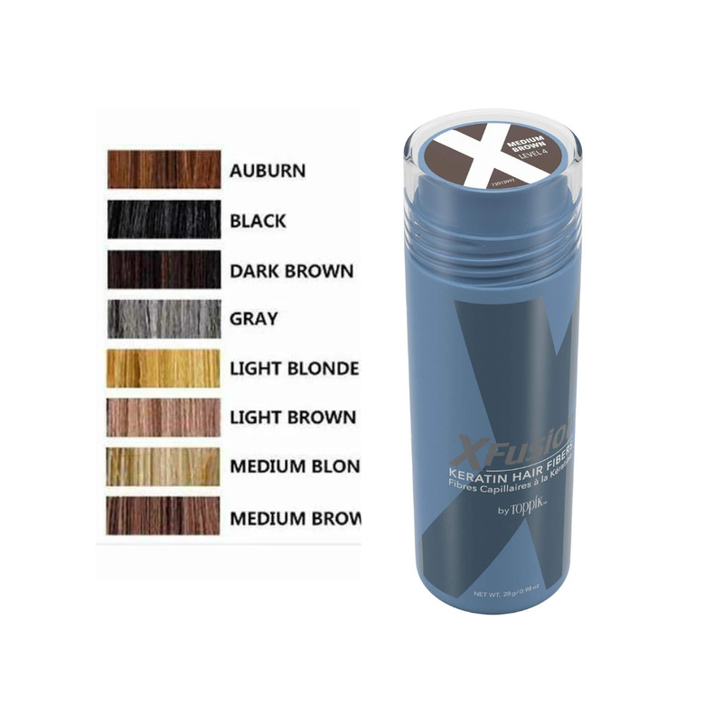 1 2 3 4 5Xfusion Keratin Hair Fibers 28G / 0.98 oz Choose Color Fast Shipping gallery