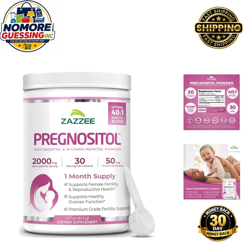 30-Day Myo-Inositol & D-Chiro-Inositol Powder for Optimal Fertility Wellness