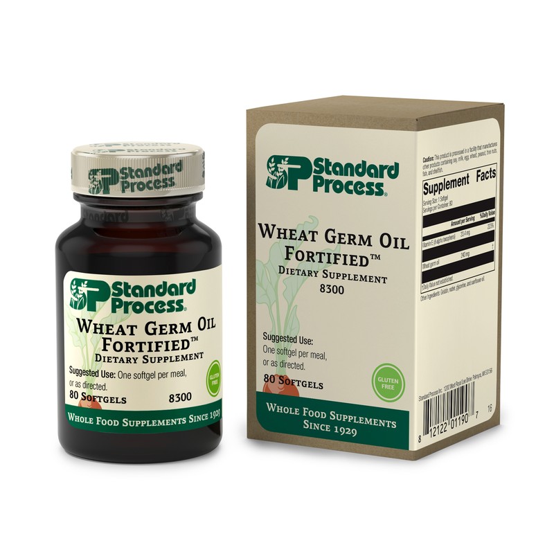 Standard Process – Wheat Germ Oil Fortified – 80 Perles