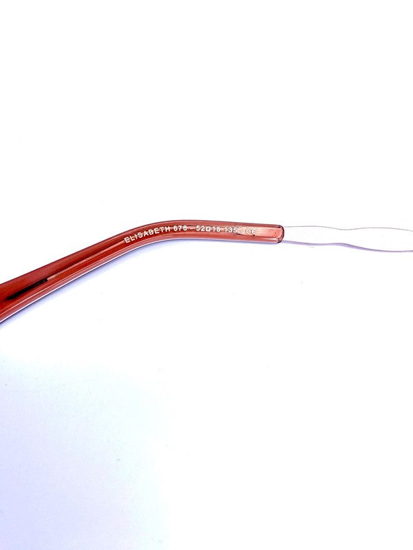 New Jean Lafont Titanium Pink Cat Eye Eyeglasses France Elizabeth 676 51 18 135 gallery