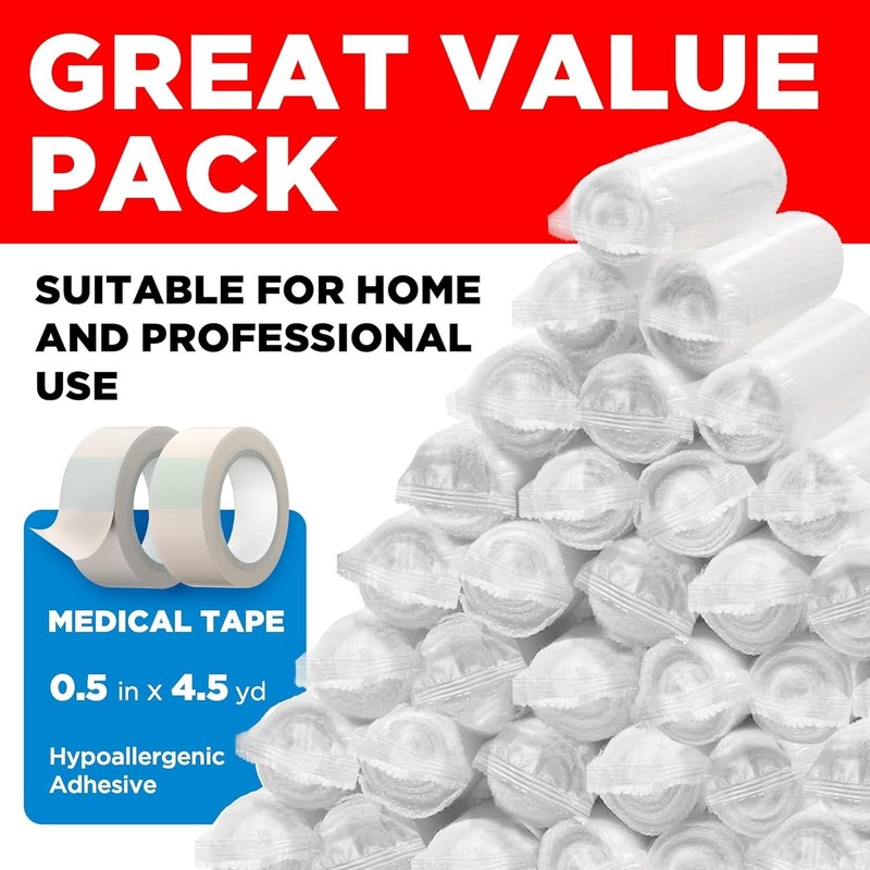 36 Gauze Rolls - 3" x 4.1yd - Soft and Breathable Rolled Gauze - Latex-Free ... gallery