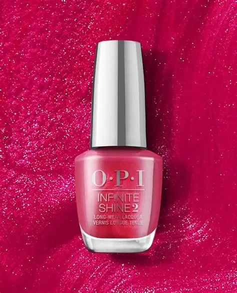 OPI Infinite Shine 2 Long-Wear Lacquer, OPI Nails 15 minutes of Flame ISL H011
