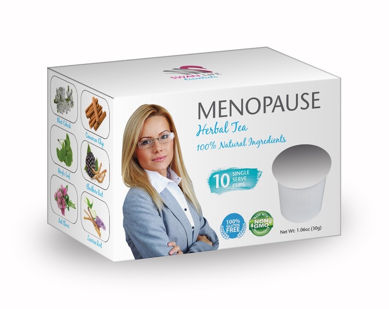 Menopause Herbal Tea K-Cups Tea – green tea, black cohosh, clover, – 1Bx