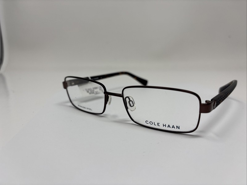 Cole Haan CH4001 (210) Brown 54/17 145 Men’s Full Rim Eyeglasses A2727