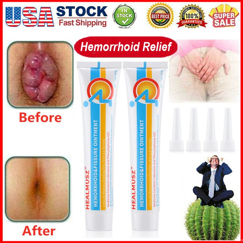 Hemorrhoids Hemorrhoid Rapid Relief Piles Anal Fissure Prolapse Cream Gel