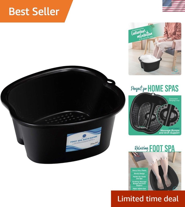 Lavish Foot Soaking Bath Basin – XL Size Spa Treatment for Ultimate Relaxation