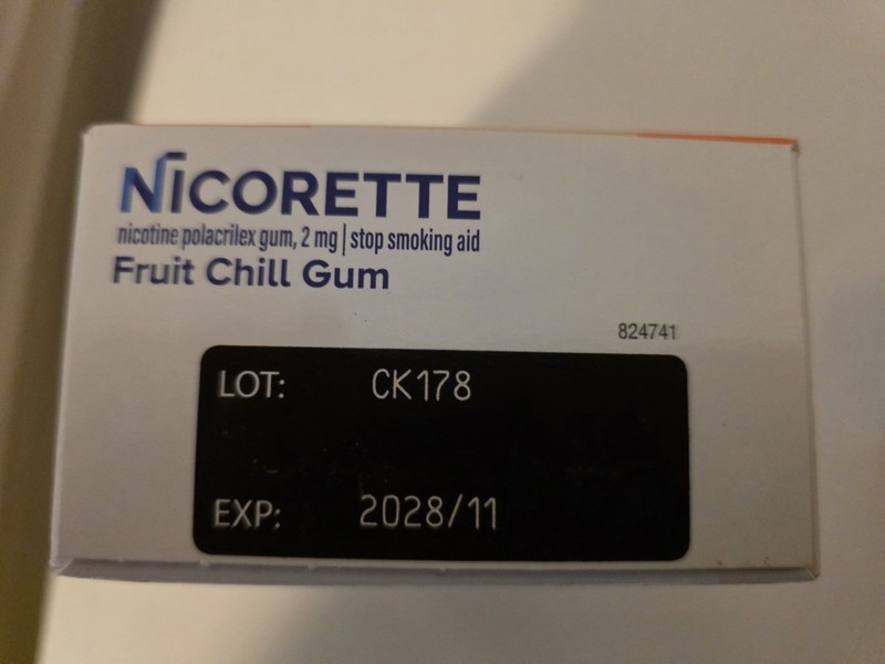 Nicorette Nicotine Gum 2mg-Stop Smoking Aid - 200 Count. Fruit Chill gallery