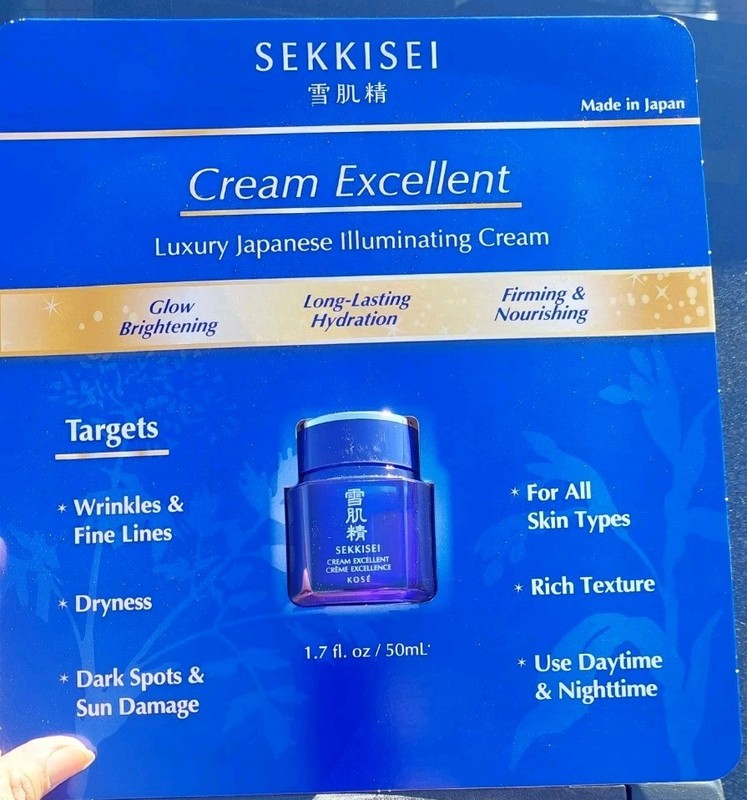 Sekkisei Cream Excellent Luxury Japanese Illuminating Cream 1.7oz
