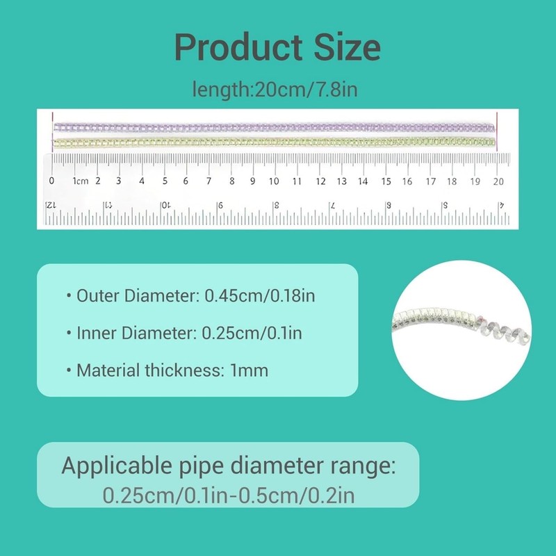Oxygen Hose Protector - Retractable Support for Oxygen Concentrators, 12 Pack gallery
