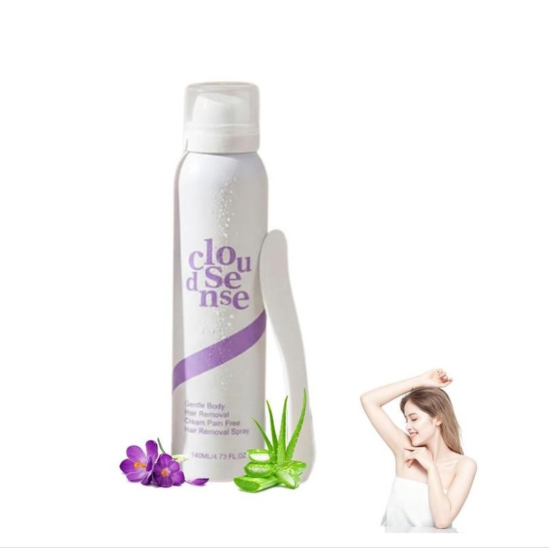 Cloud Sense Pain-Free Hair Removal Spray for Sensitive Skin for Women Men