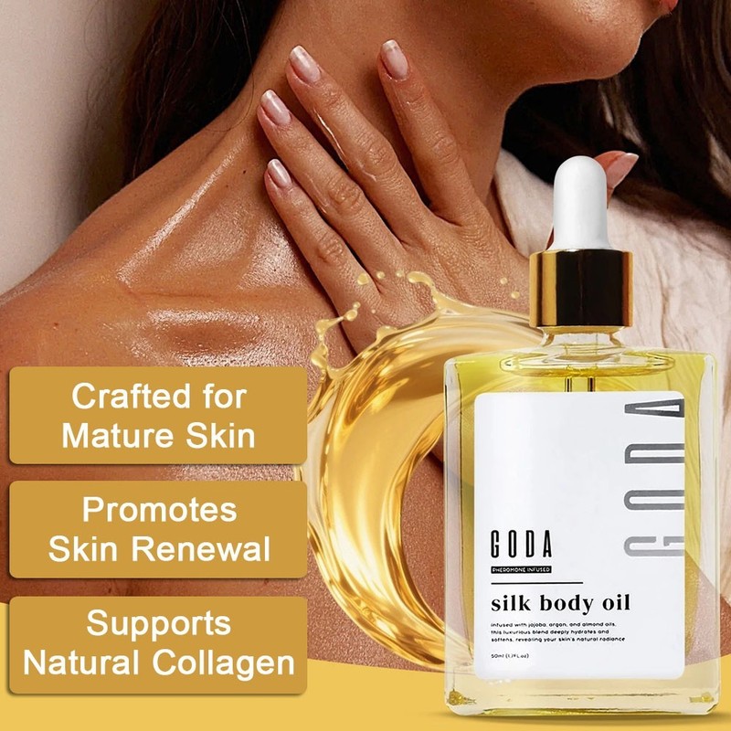 GODA Silk Body Oil Women Moisturizing Formula Bath & Shower Oil Smooth 50ml gallery