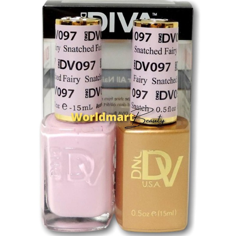 DND DIVA Gel Nail Polish 0.5oz LED/UV Color Gel Duo DV097- Fairy Snatched