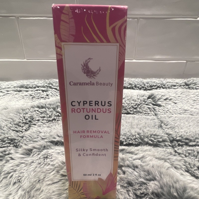 Caramela Beauty Cyperus Rotundus Oil Hair Inhibitor Tea Tree 60ml