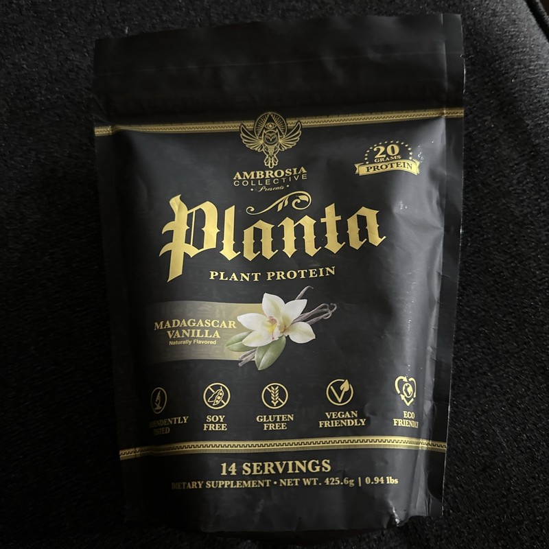 Ambrosia Planta Collective Madagascar Vanilla Plant Protein Powder-Exp 04/26