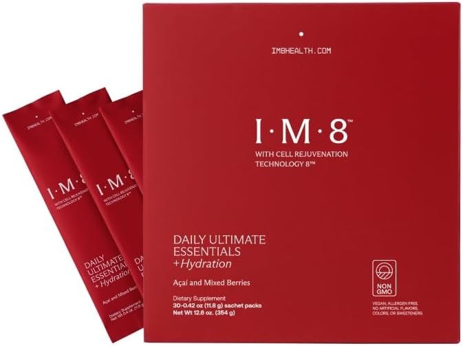 IM8 Daily Multivitamin – Acai Berry, 30 Servings, NEW/DAMAGED BOX